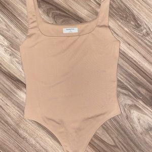 Babaton Contour Tank, Dark Sand Brown, M, NWOT